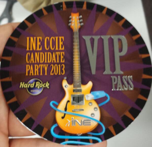 INE CCIE Candidate Party