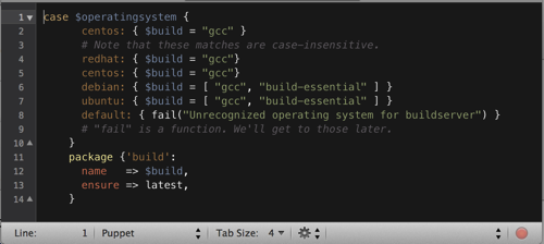 Highlighted Puppet TextMate
