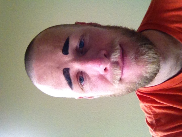 During the shave